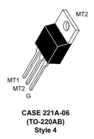 MAC9M TO220 MOT