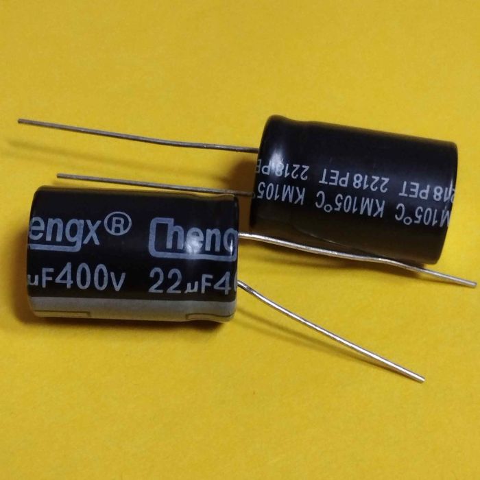 22mkF 400V 105°C 13*20 мм електоліт (CHONG)