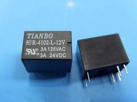 HJR4102 12VDC 3А конт.1С реле Tianbo