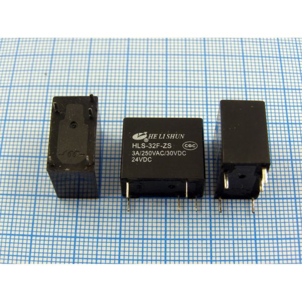 HLS-32F-ZS-24VDC-3A-конт.1З реле Helishun