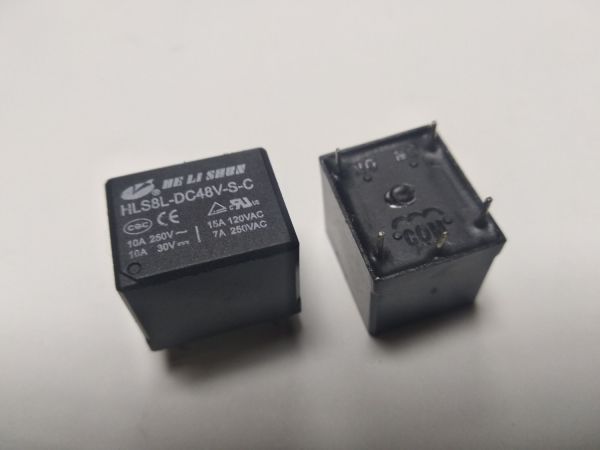 HLS-T73(HLS8L)-48VDC-15A-конт.1З реле Helishun