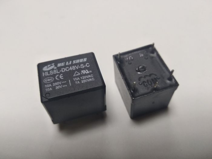 HLS-T73(HLS8L)-48VDC-15A-конт.1З реле Helishun