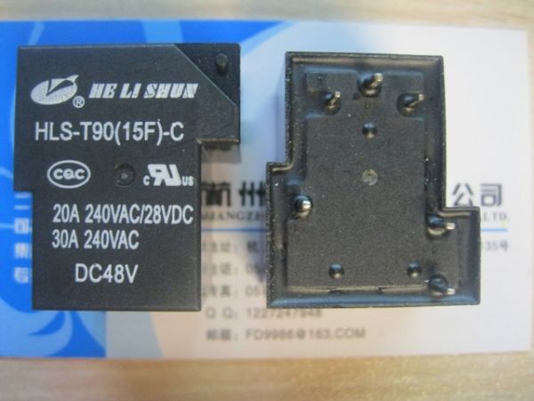 HLS-T90(15F)-48VDC-30A-конт.1З реле Helishun