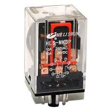 HLS-MK3P-220VAC-10A-конт.3З реле Helishun