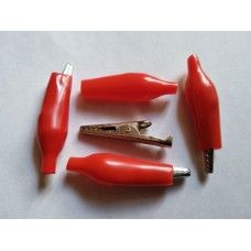 ЗАТИСКАЧ ТИПУ "КРОКОДІЛ" MINI 27,4ММ В ІЗОЛЯЦІЇ ЧЕРВОНИЙ