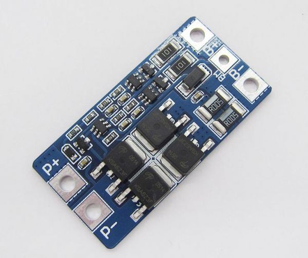 Контролер заряду/розряду, плата захисту 2S Li-ion 7.4...8.4V 10A BMS