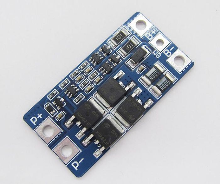 Контролер заряду/розряду, плата захисту 2S Li-ion 7.4...8.4V 10A BMS