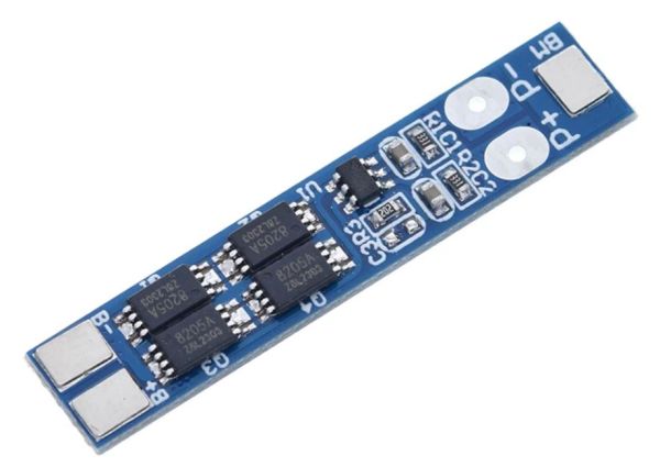 BMS контролер заряду-розряду 2-Х LI-ION акумуляторів 18650 HX-2S-A10 8A 7.4V