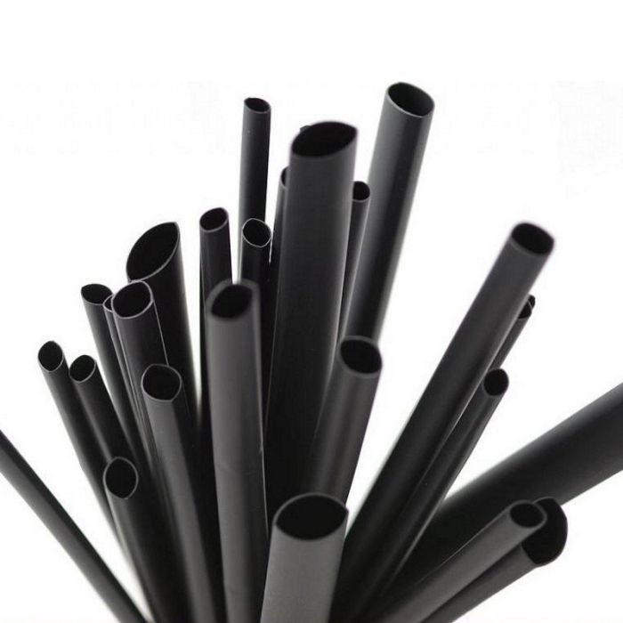 Термотрубка з клейовим шаром Ø30мм чорна