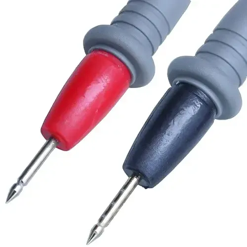 Шнури мультиметра з сірими щупами, 20А, 4мм (пара)