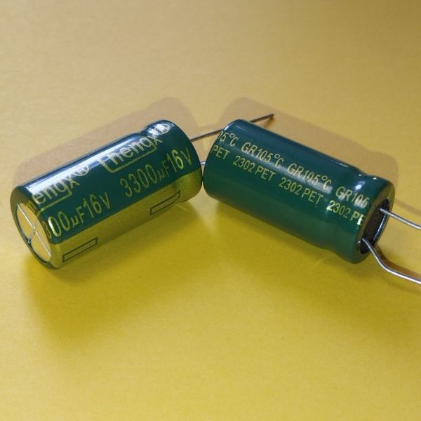 3300mkF 16V 105°C електроліт GR 13*25 ChengX