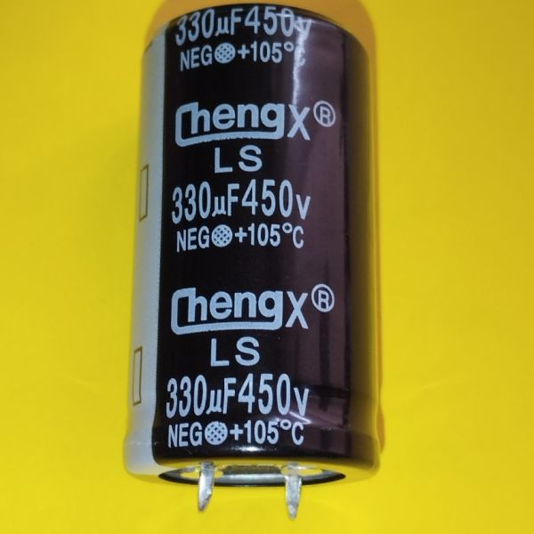 330mkf 450v електроліт chengX LS 25*45