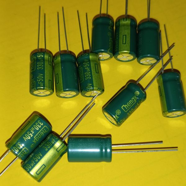330мкф 50в 105°C електроліт GR 10*17 ChengX