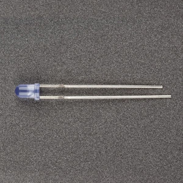 Світлодіод 3мм 3В синій 3514UBD 1000мкд 60° дифузна лінза