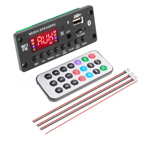 МОДУЛЬ СТЕРЕО АУДІО MP3, FM ПЛЕЄР З BLUETOOTH, USB, MICRO SD JQ-D010BT