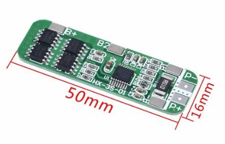 Контролер, плата захисту, заряду-розряду 3S Li-Ion 18650 12.6V 6A