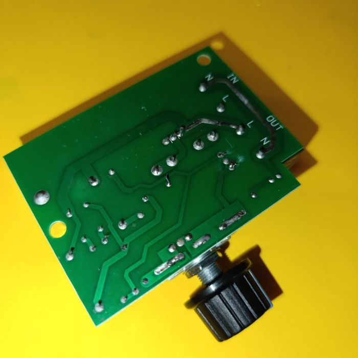 Регулятор мощности-диммер 4000W-LP низкопрофильный 220В фазовый симисторный BTA24-600