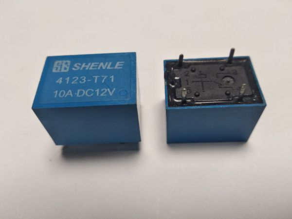 4123-T71 12VDC 10A реле SHENLE