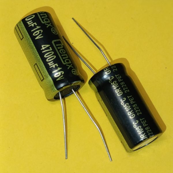 4700мкф 16в 105°C електроліт GR 13*25 ChengX