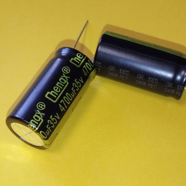 4700mkF 35V 105°C електроліт GR 18*35 ChengX