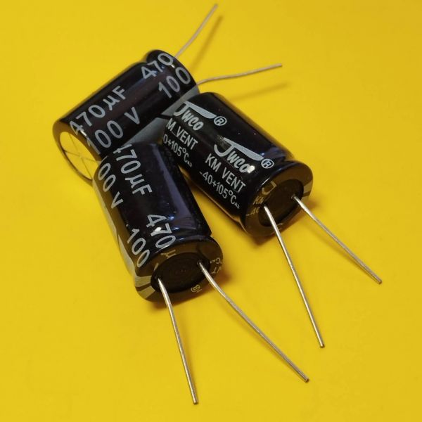 470mkF 100V 105°C електроліт jwco 16*25мм