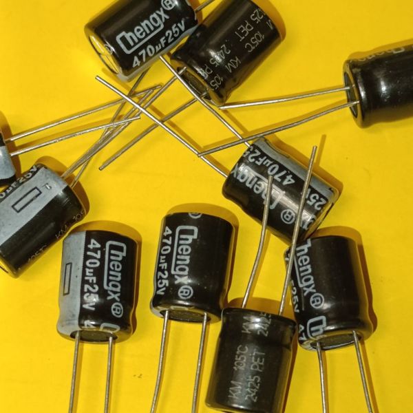 470mkF 25V 105°C електроліт КМ 10*12 chengX