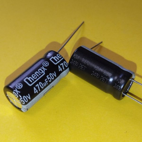 470mkF 50V 105°C електроліт KM 10*20 ChengX