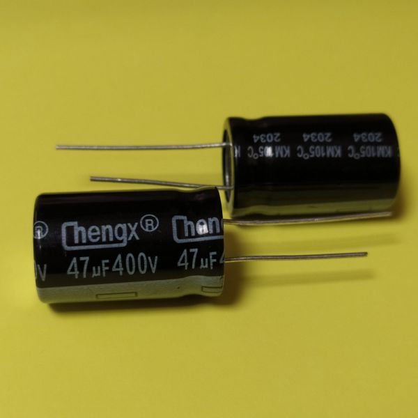 47mkF 400V 105°C 16*25мм KM ЕЛЕКТРОЛІТ (CHENGX)
