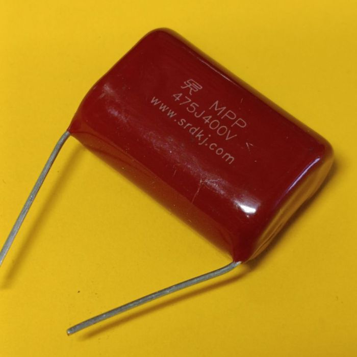 4,7мкф 400в 10% (31,5*23*14) pitch:31 MPP плівковий конденсатор