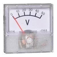 Вольтметр стрілочний 50В Розмір 40х40