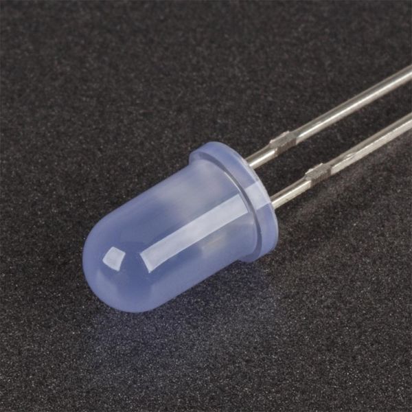 Світлодіод 5мм 12В синій 5613UBD 50° дифузна лінза