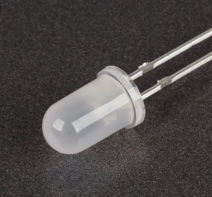 Світлодіод 5613uww-5cd , 5мм круглий дифузна лінза круглий