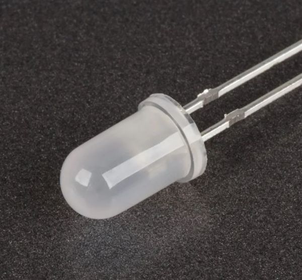 Світлодіод 5613UYW-1cd , 5мм жовтий круглий жовтий дифузна лінза