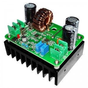 Підвищуючий перетворювач з регулюванням струму та напруги Uin-10...60V Uout-12...80V, Iout-10 А max, 600 Вт