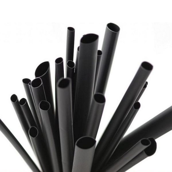 Термотрубка з клейовим шаром Ø6,4мм чорна, червона