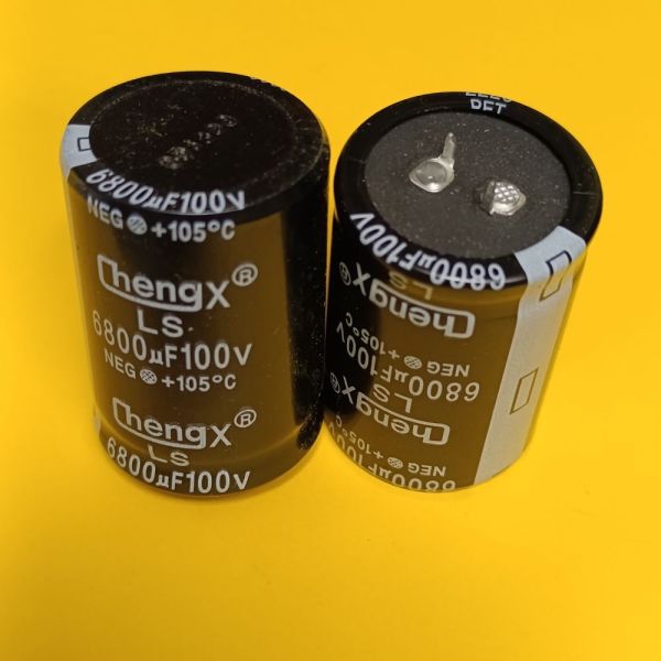 6800мкф 100в 105°C LS конденсатор электролитический 35*50 ChengX