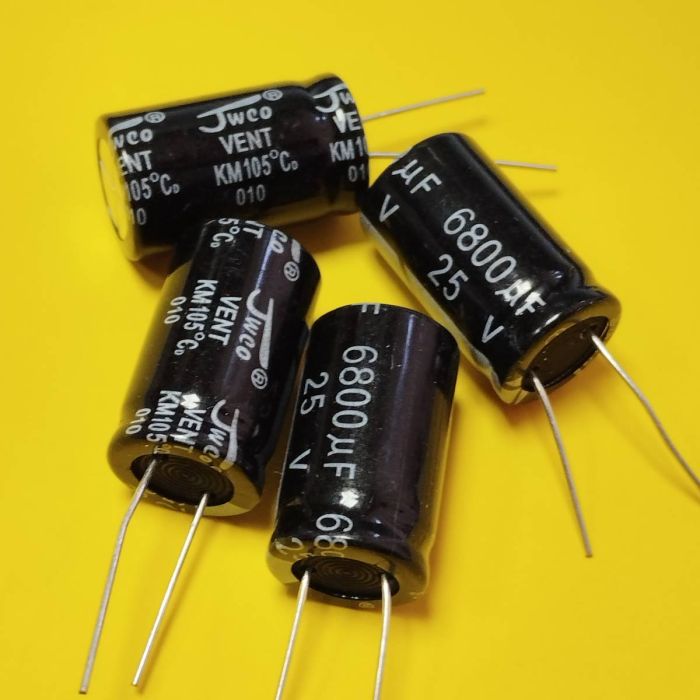 6800mkf 25V 105°C електроліт jwco 16*25