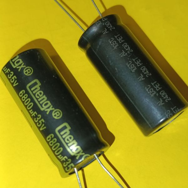 6800мкф 35в 105°C 18*40мм електролітичний конденсатор chengx AL