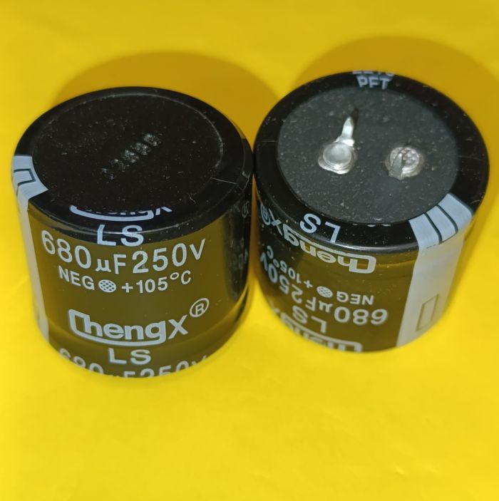 680mkF 250V 105°C LS конденсатор электролитический 35*30 ChengX