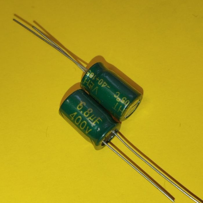 6,8mkF 400V 105°C 8X12,5MM КОНДЕНСАТОР ЕЛЕКТРОЛІТИЧНИЙ  (CHONGX)