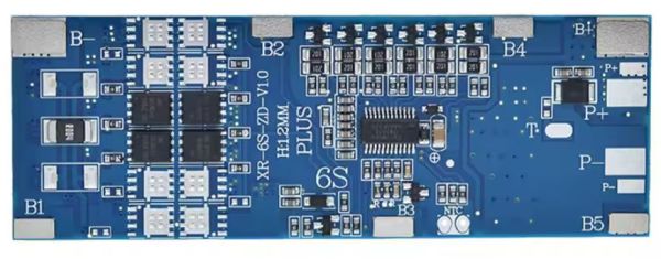 Контролер заряду-розряду PCM для 6-х 6S Li-Ion батарей 22,2В 10A XR-6S-ZD-10