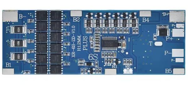 Контролер заряду-розряду PCM для 6-х 6S Li-Ion батарей 22,2В 30A XR-6S-ZD-30