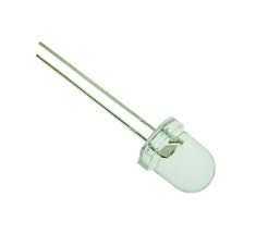 Світлодіод 8мм 3В червоно-синьо-зелений миготливий 8003RGВC-В 3 кольори прозора лінза