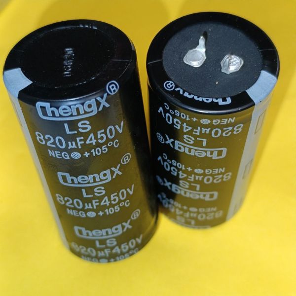 820мкф 450в 105°C LS конденсатор електролітичний 35*70 ChengX