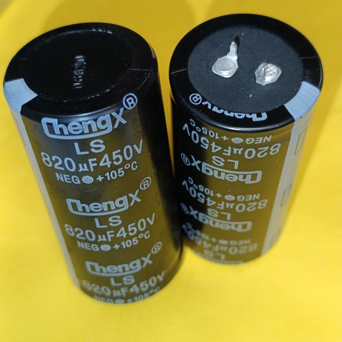 820мкф 450в 105°C LS конденсатор електролітичний 35*70 ChengX