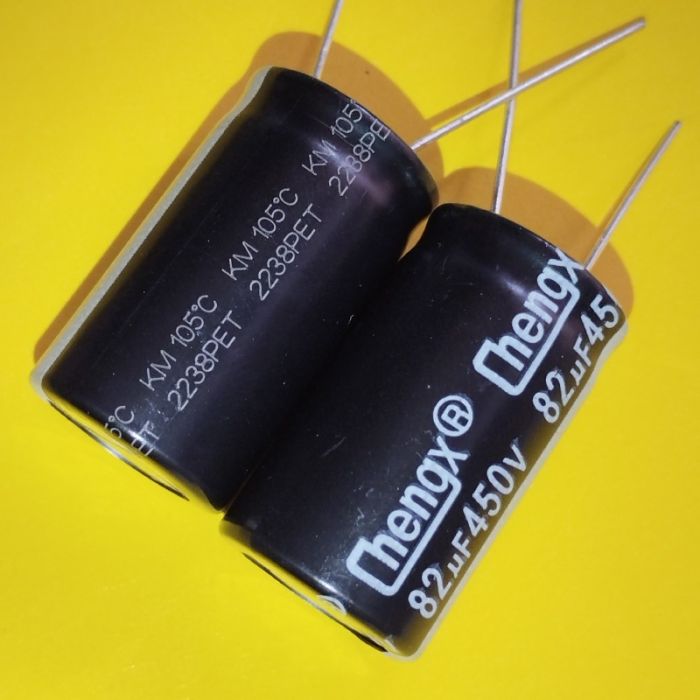 82mkf 450v 105°C електроліт ChengX KM 18*30