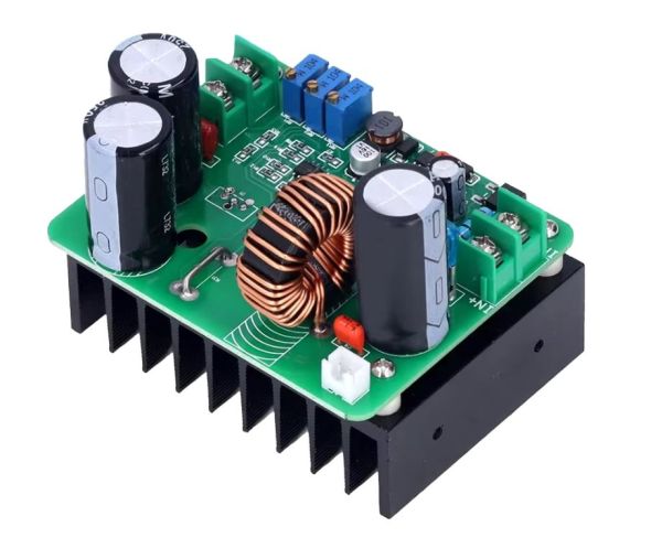 Підвищуючий перетворювач з регулюванням струму та напруги Uin-8...60V Uout-12...130V, Iout-10 А max, 900 Вт