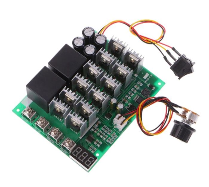 ШИМ РЕГУЛЯТОР ШВИДКОСТІ ДВИГУНА 10-55В 60А