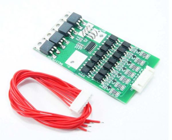 BMS КОНТРОЛЕР ЗАРЯДУ/РАЗРЯДУ, ПЛАТА ЗАХИСТУ 7S 20А 29.4V LI-ION АКУМУЛЯТОРА З БАЛАНСИРОМ