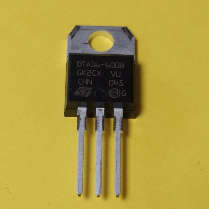 BTA16-600BRG, симистор 16А 600В, 50мА TO-220AB